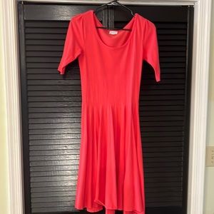 LuLaRoe Pink Dress Size Small “Nicole”